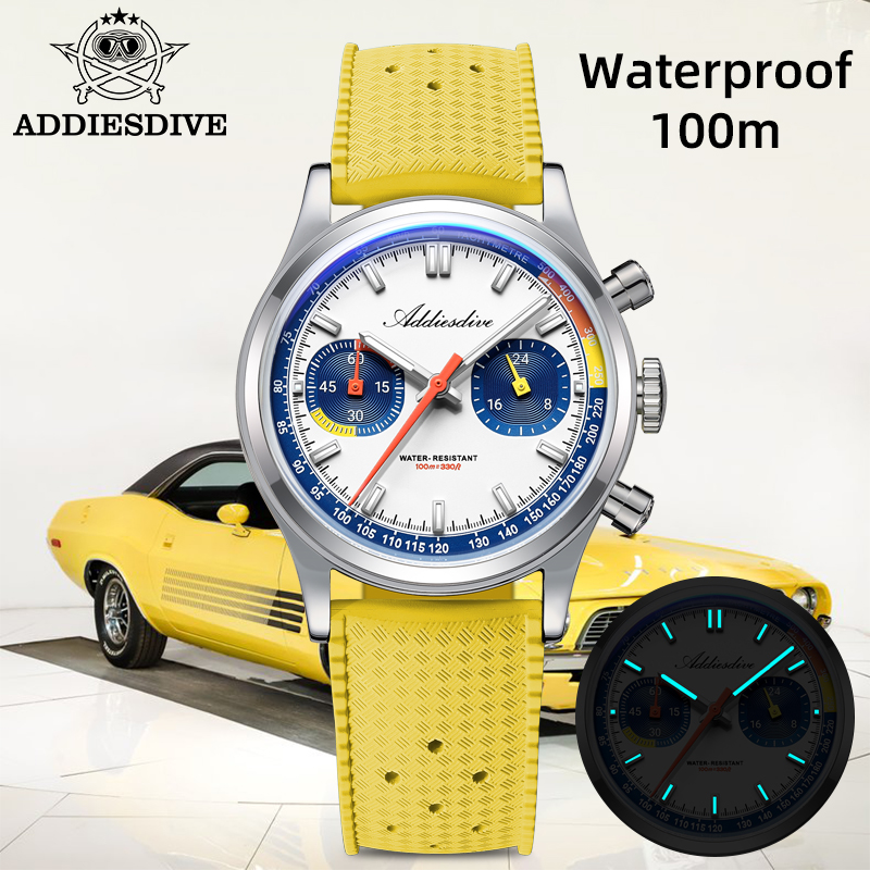 Luxury Watch With Rubber Strap - ساعات يد كوارتز عصرية للرجال من