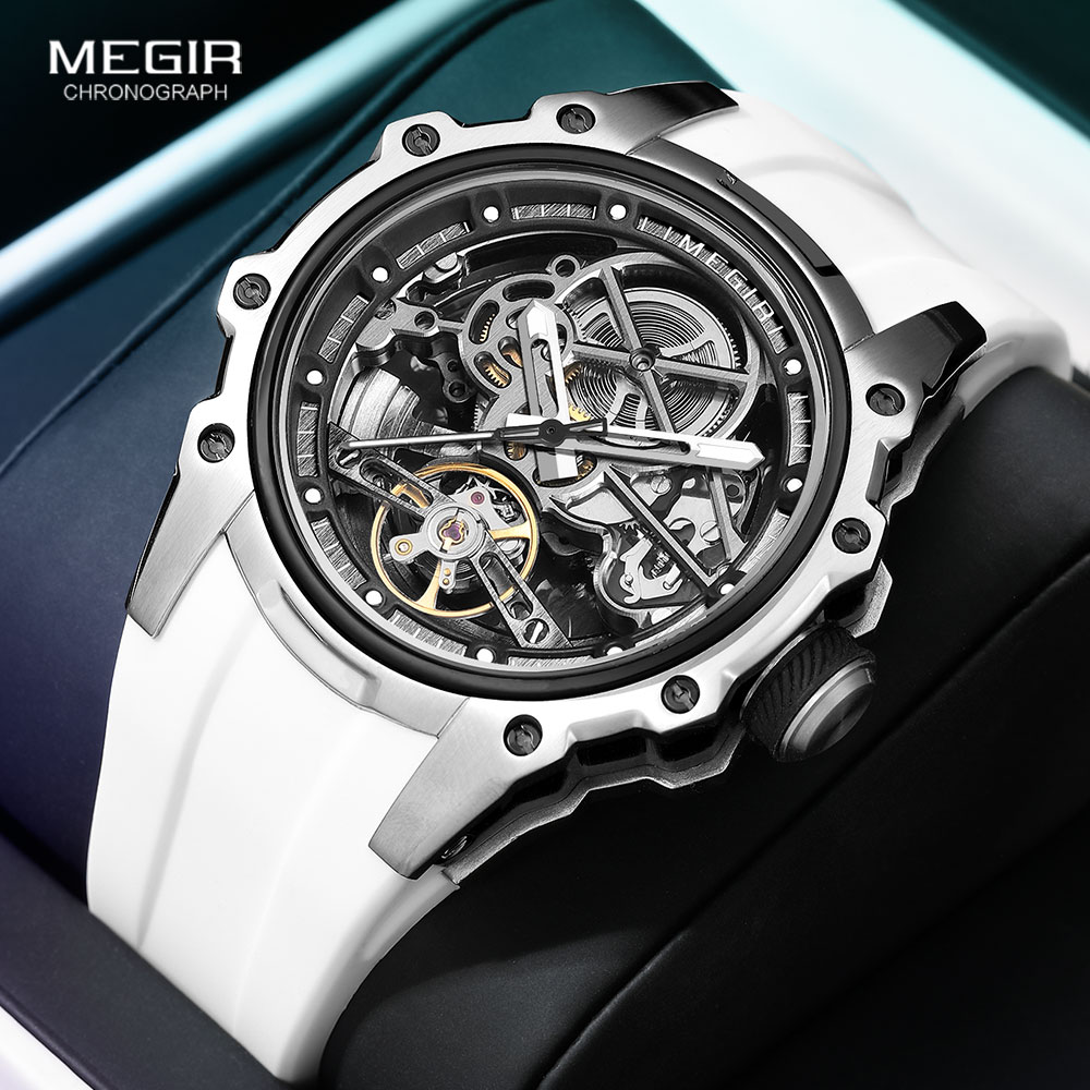 Luxury Watch Hublot - ساعة ميجير الرياضية الأوتوماتيكية الميكانيكية للرجال،