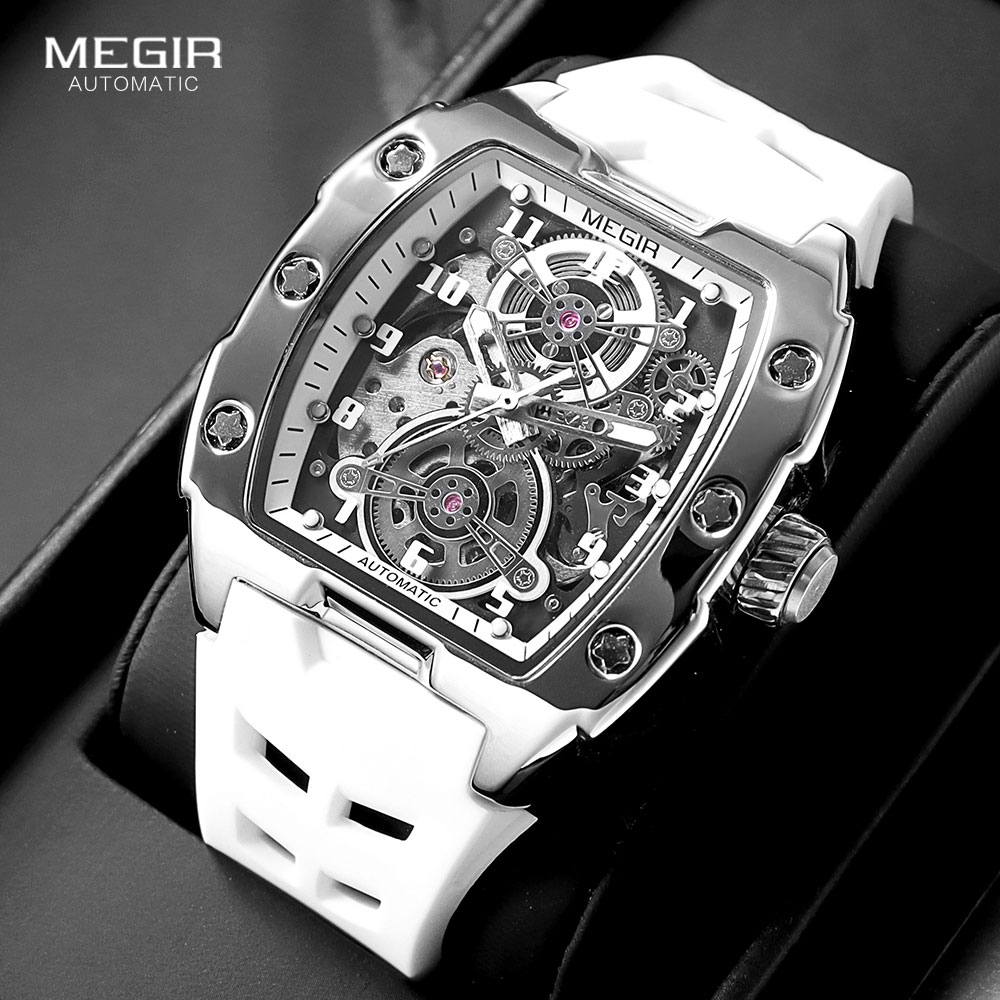 Luxury Watch Hublot - ساعة ميكانيكية مقاومة للماء Megir للرجال