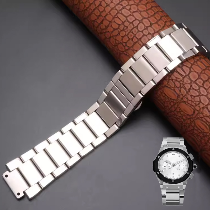 Luxury Watch Hublot - حزام ساعة من الفولاذ المقاوم للصدأ