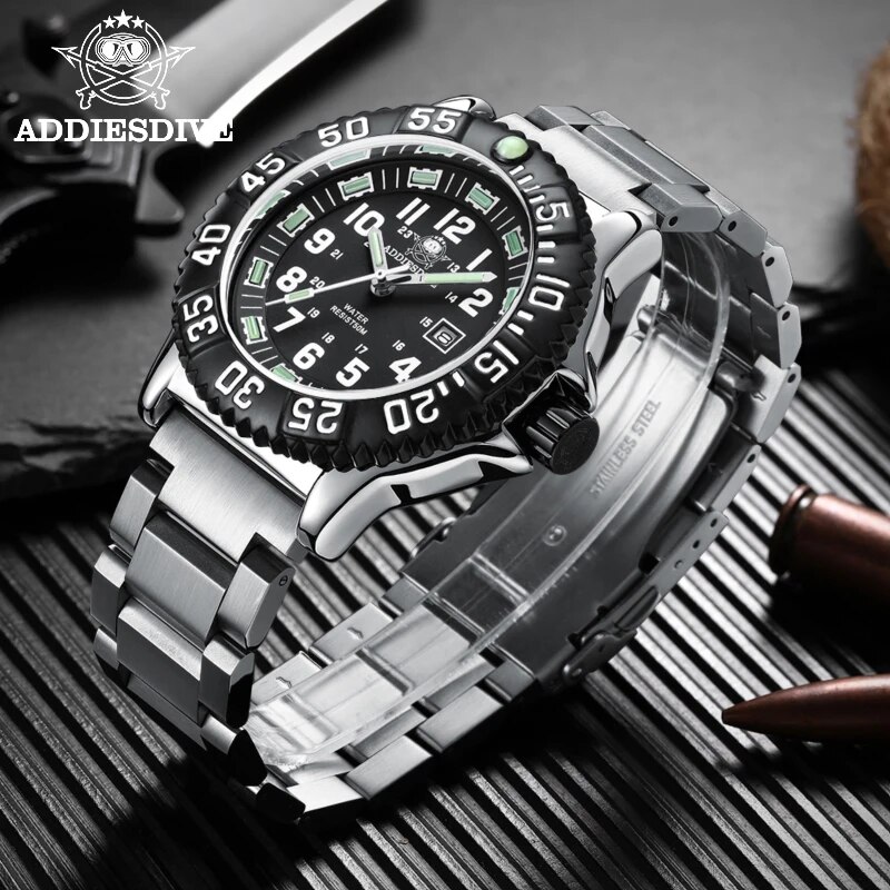 Diver Watch 300M - ساعة Dadies للغوص للرجال عرض غير