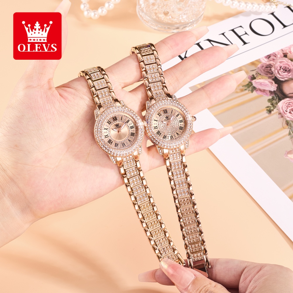 ساعات OLEVS الفاخرة للسيدات بم - مراجعة Luxury Watch For Women وسعره
