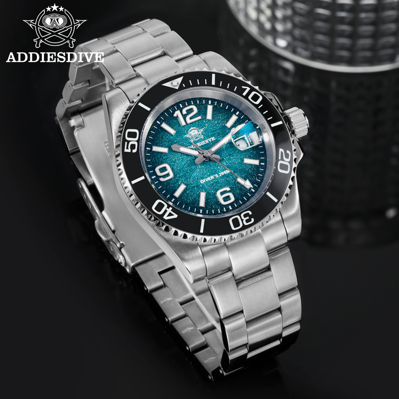 Addiesdive 41 مللي متر ساعة غو - مراجعة Diver Watch 300M وسعره