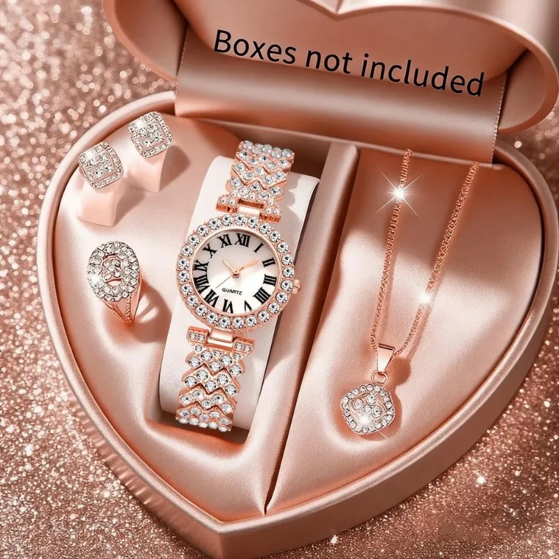 5 قطع من مجموعة ساعات نسائية ف - مراجعة Luxury Watch Organizer وسعره