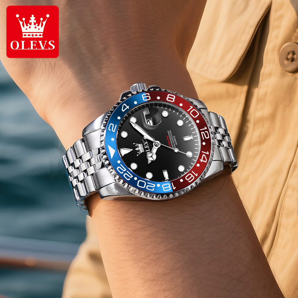 ساعة يد رجالية أصلية من OLEVS  - مراجعة Luxury Watch Brand وسعره