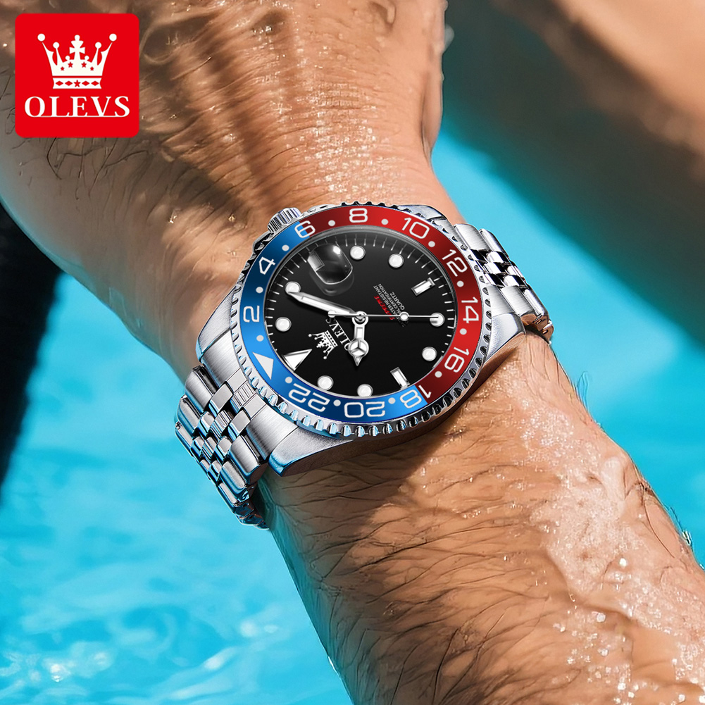 ساعة يد رجالية أصلية من OLEVS  - مراجعة Luxury Watch Brand وسعره