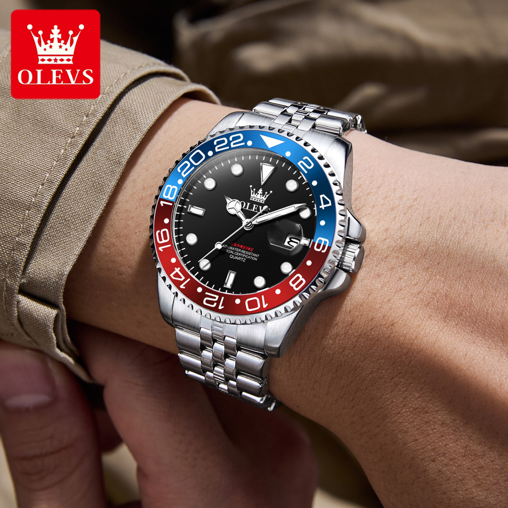 ساعة يد رجالية أصلية من OLEVS  - مراجعة Luxury Watch Brand وسعره