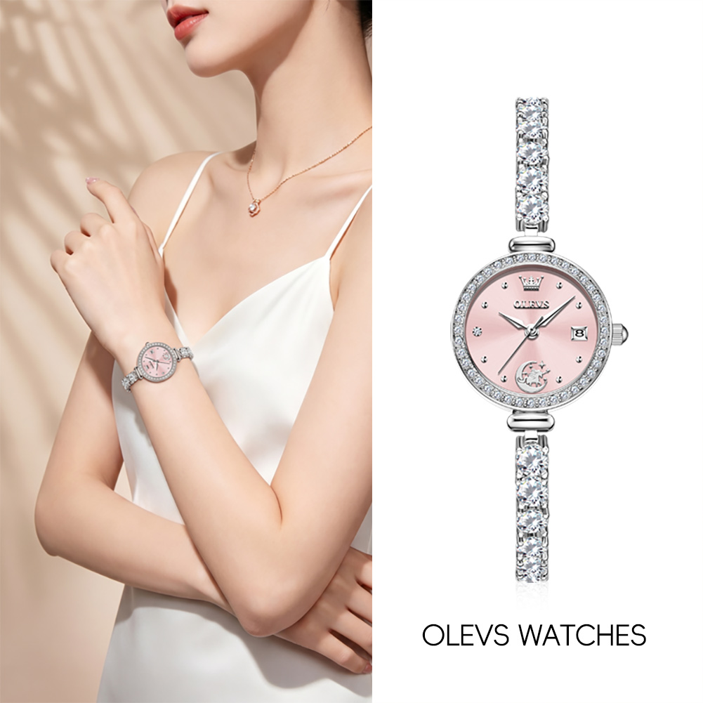ساعة OLEVS 2998 أصلية للنساء م - مراجعة Luxury Watch Brand وسعره