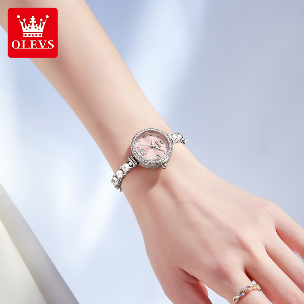 ساعة OLEVS 2998 أصلية للنساء م - مراجعة Luxury Watch Brand وسعره