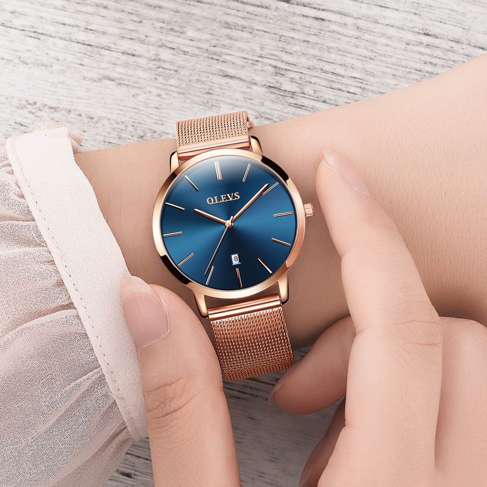OLEVS ساعات للنساء كوارتز مقاو - مراجعة Luxury Watch Organizer وسعره