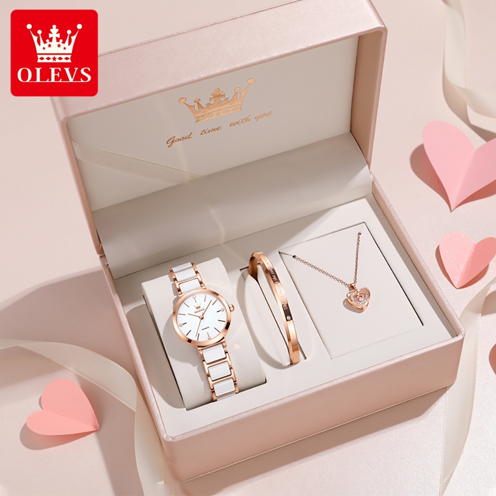 OLEVS ساعة نسائية 5877 ساعة كو - مراجعة Luxury Watch For Women وسعره