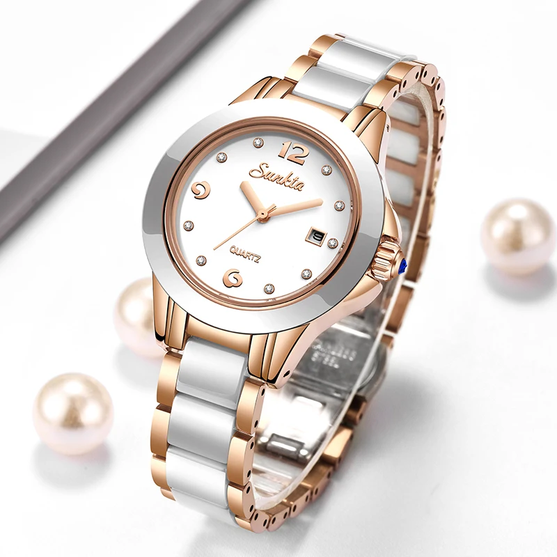 ساعة Sunkta كاجوال كوارتز نسائ - مراجعة Luxury Watch For Women وسعره