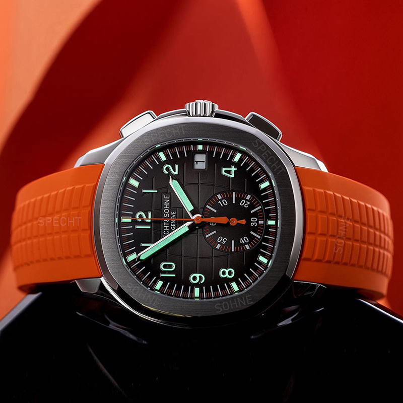 ساعة كوارتز رياضية عصرية للرجا - مراجعة Luxury Watch With Rubber Strap وسعره