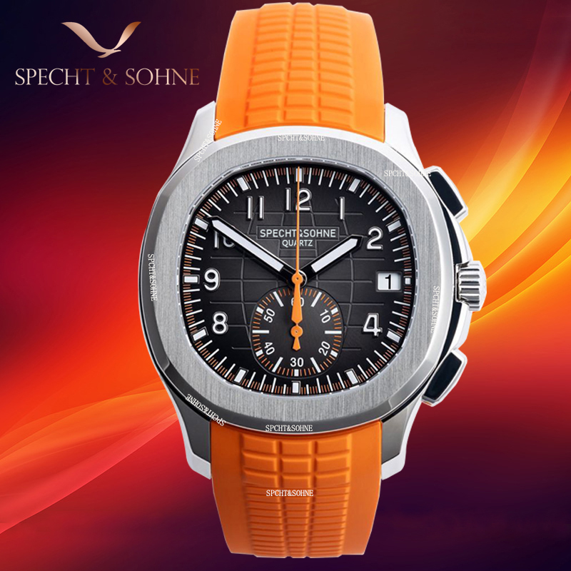 ساعة كوارتز رياضية عصرية للرجا - مراجعة Luxury Watch With Rubber Strap وسعره