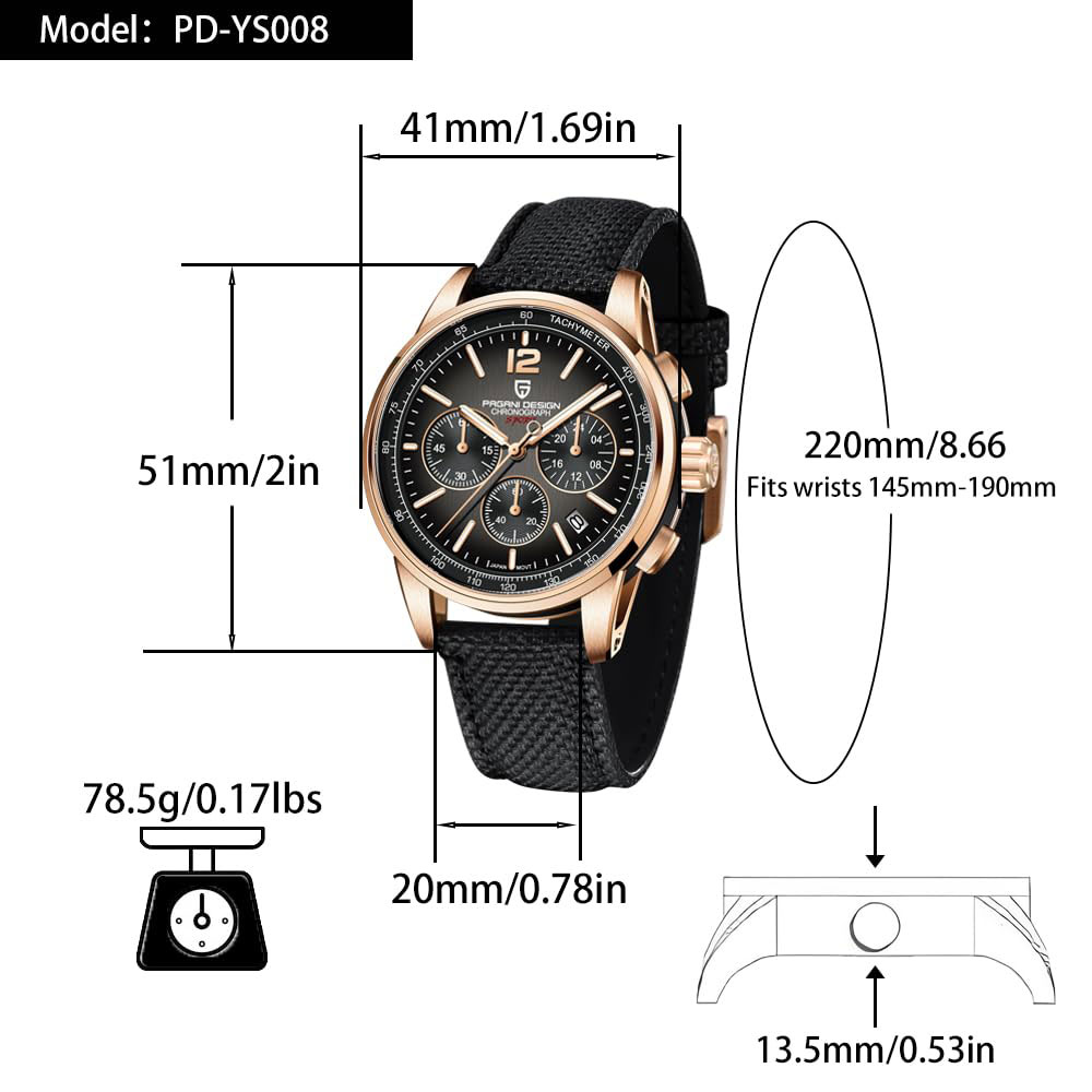 PAGANI تصميم جديد ساعة رجالي 4 - مراجعة Luxury Watch Collection وسعره