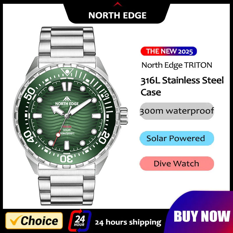ساعة غوص نورث إيدج تريتون الجد - مراجعة Diver Watch 300M وسعره