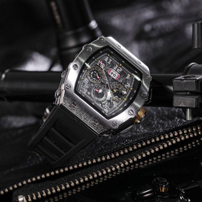 ساعة ميكانيكية أوتوماتيكية بال - مراجعة Luxury Watch With Rubber Strap وسعره