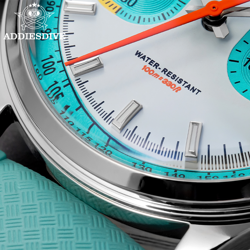 ساعة كرونوغراف متعددة الوظائف  - مراجعة Luxury Watch With Rubber Strap وسعره