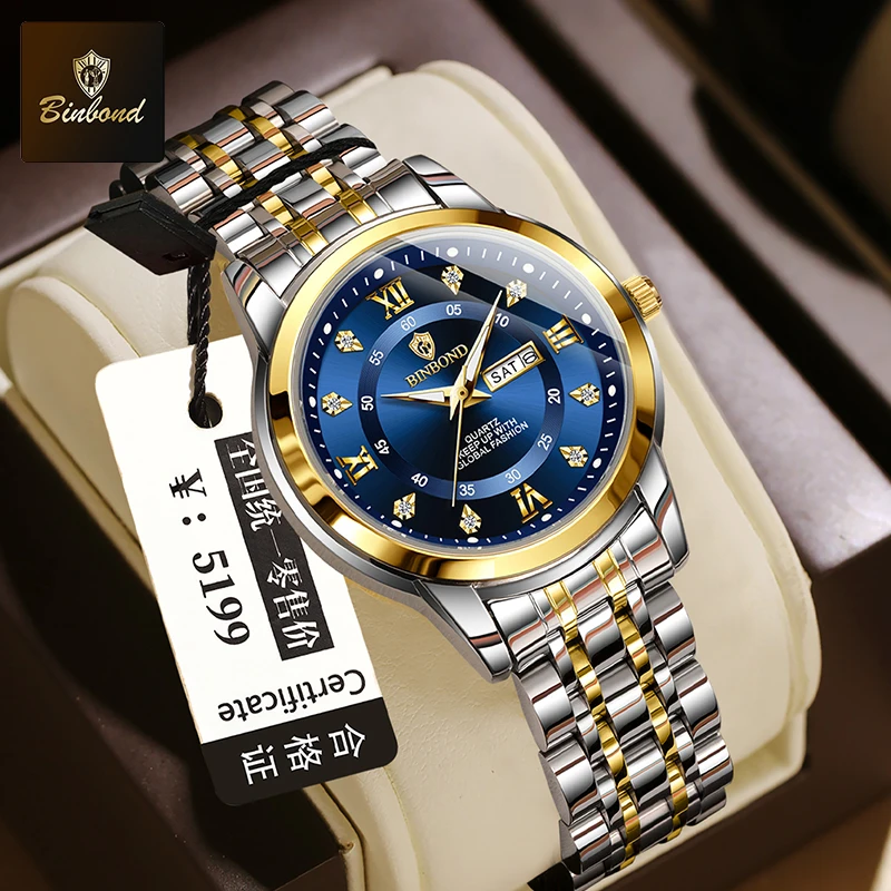 BINBOND B7169 العلامة التجارية - مراجعة Luxury Watch Index وسعره
