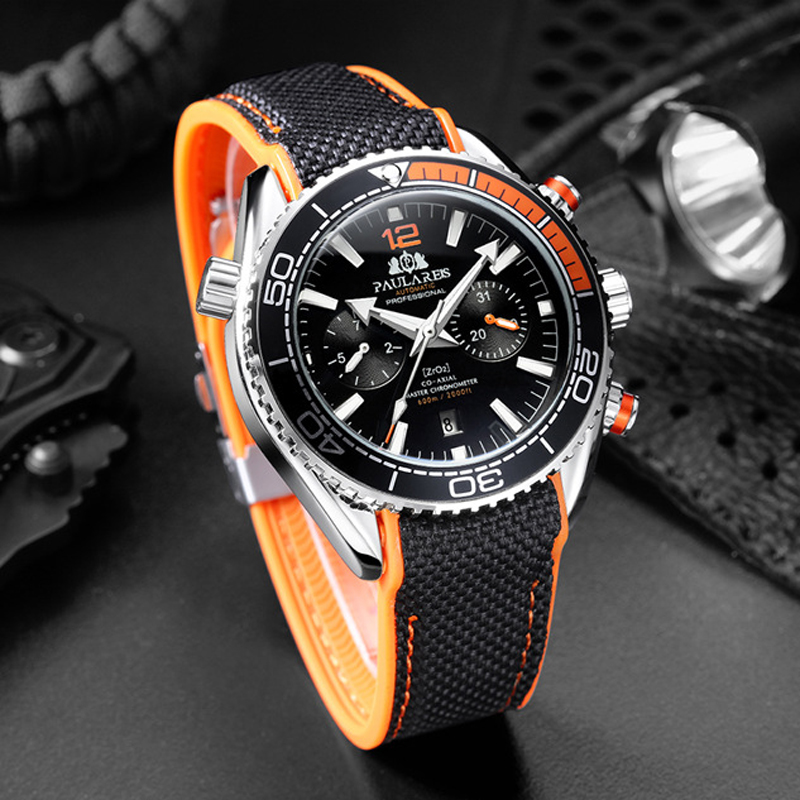 ساعة PAULAREIS P الفاخرة للرجا - مراجعة Luxury Watch With Rubber Strap وسعره