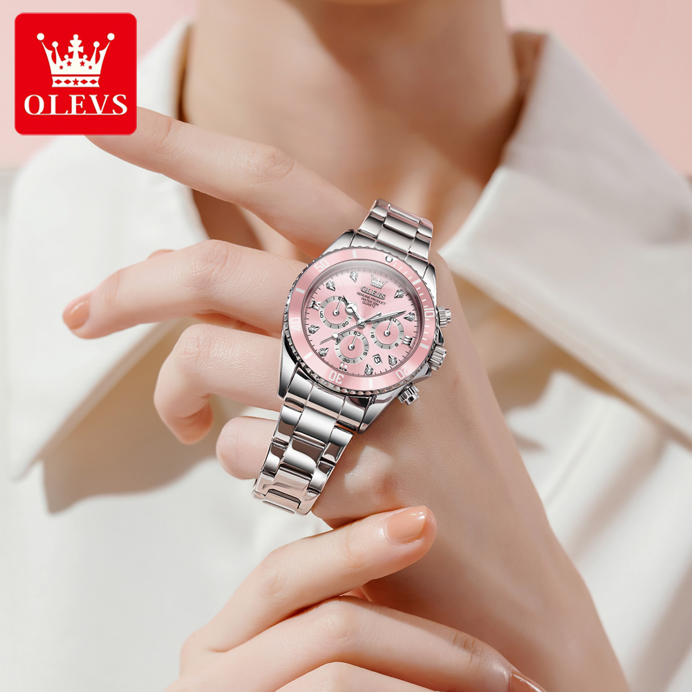 OLEVS ساعة نسائية 5632 ساعات ك - مراجعة Luxury Watch For Women وسعره